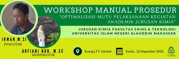 Workshop Manual Prosedur Kamis, 12 November 2020